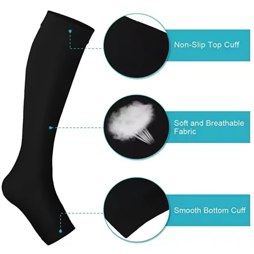 ถุงน่องทางการแพทย์แบบรัดขา ถุง - Compression Sock Medical บทวิจารณ์และราคา