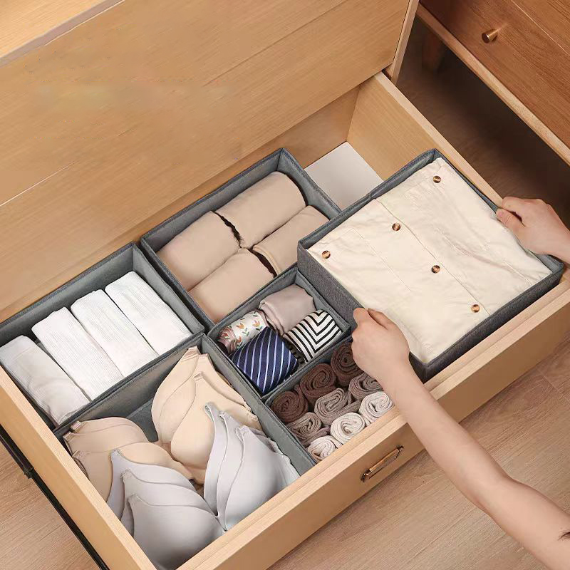 กล่องจัดระเบียบลิ้นชัก ผ้าไม่ถ - Sock Organizer Tray บทวิจารณ์และราคา
