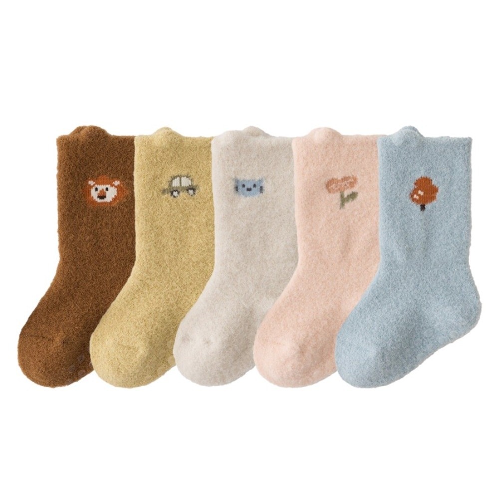 ถุงเท้าเด็กน่ารักลายสัตว์ 2 คู - Thermal Sock Winter บทวิจารณ์และราคา