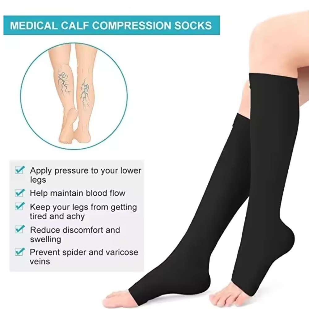 ถุงน่องรัดกล้ามเนื้อเกรดทางการ - Compression Sock Medical บทวิจารณ์และราคา