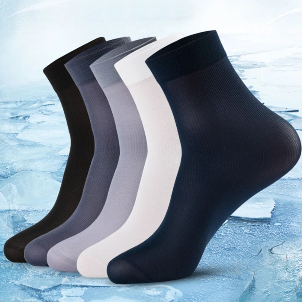 ถุงเท้าผู้ชายแบบสบายๆ ระบายอาก - Silk Sock Bamboo บทวิจารณ์และราคา