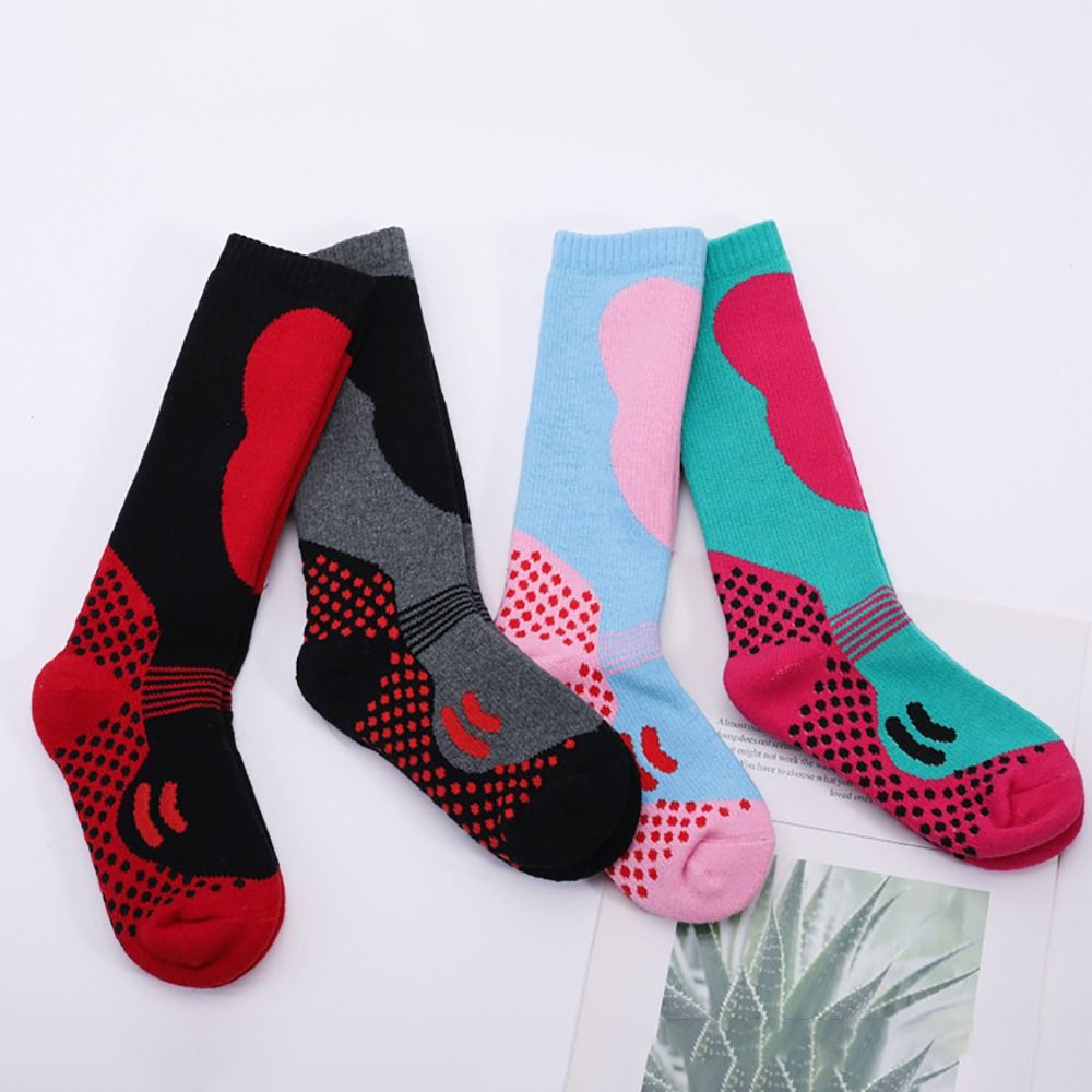 ถุงเท้าสกีเด็กผ้าฝ้ายดูดซับเหง - Thermal Sock Winter บทวิจารณ์และราคา