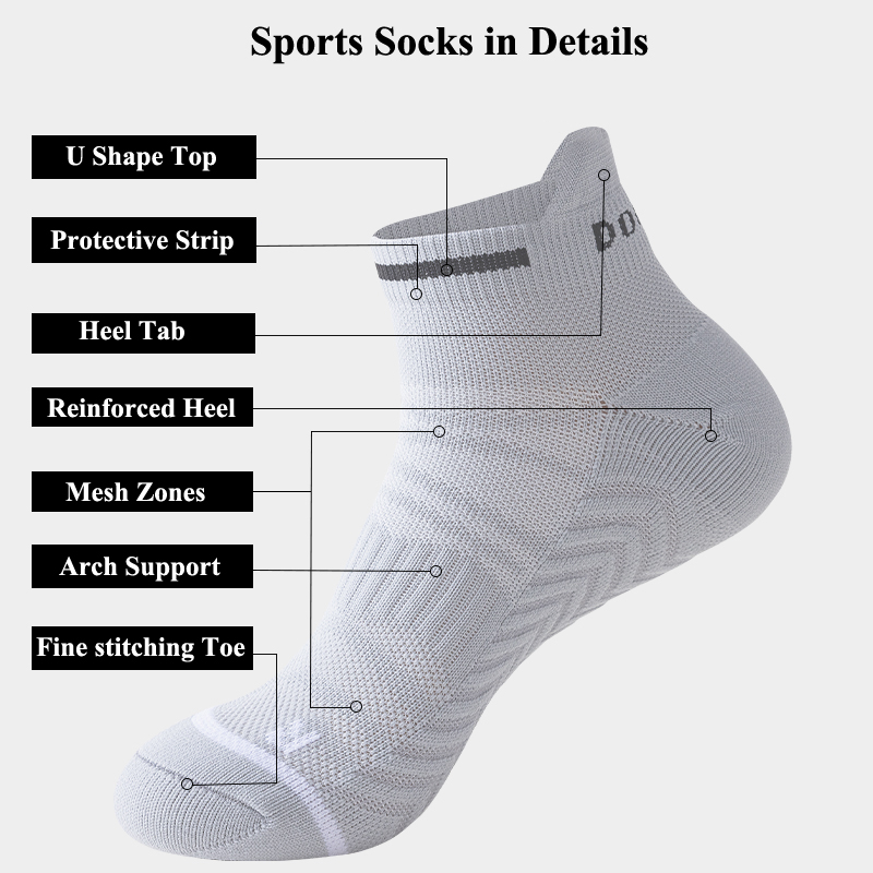 ฤดูร้อนวิ่งถุงเท้าความชื้น Wic - Athletic Sock Cushion บทวิจารณ์และราคา