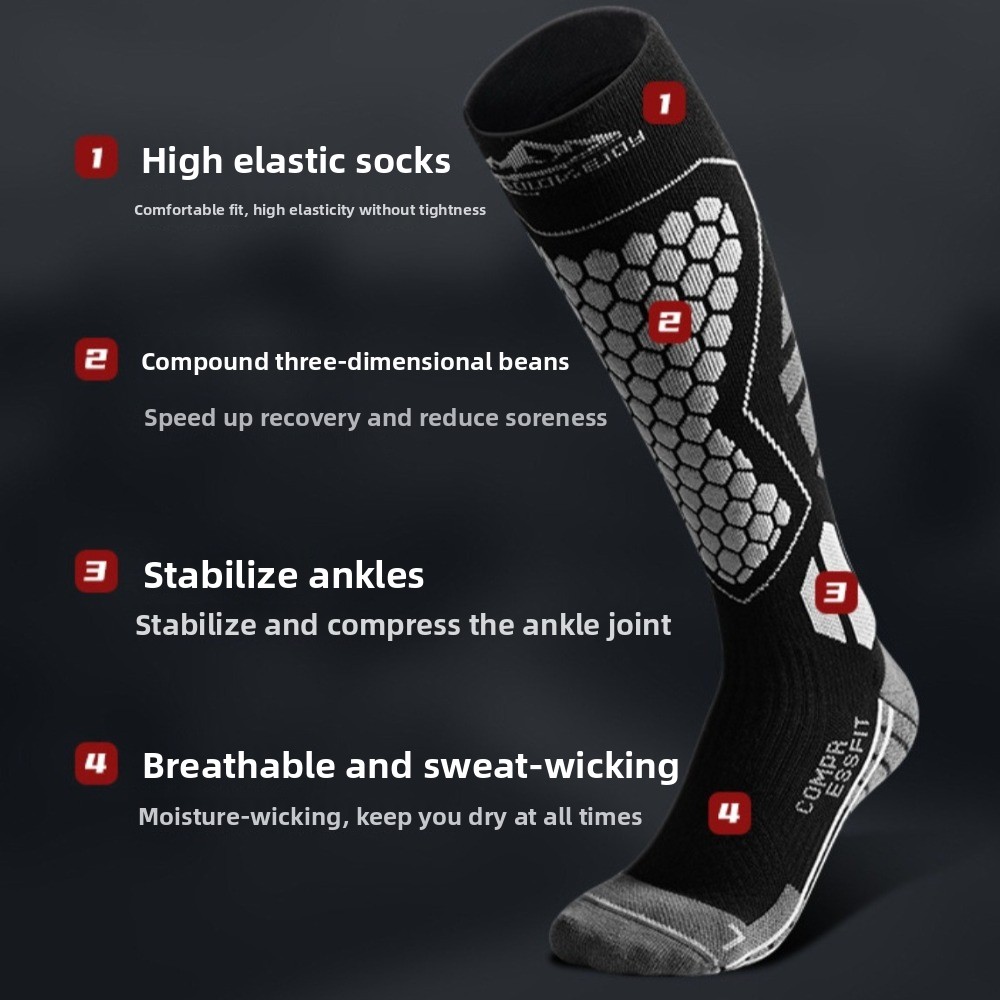ถุงเท้าสกีแบบหนาพิเศษ ระบายอาก - Thermal Sock Winter บทวิจารณ์และราคา
