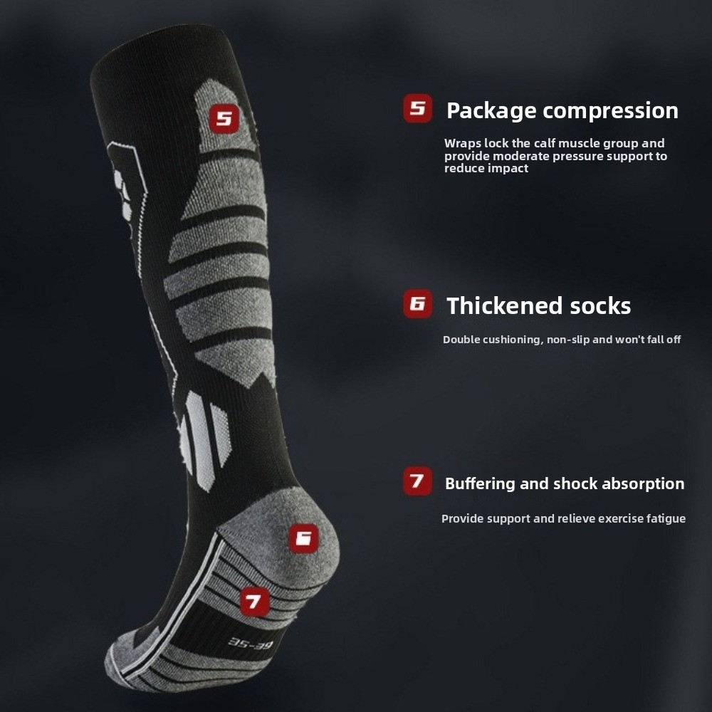 ถุงเท้าสกีแบบหนาพิเศษ ระบายอาก - Thermal Sock Winter บทวิจารณ์และราคา
