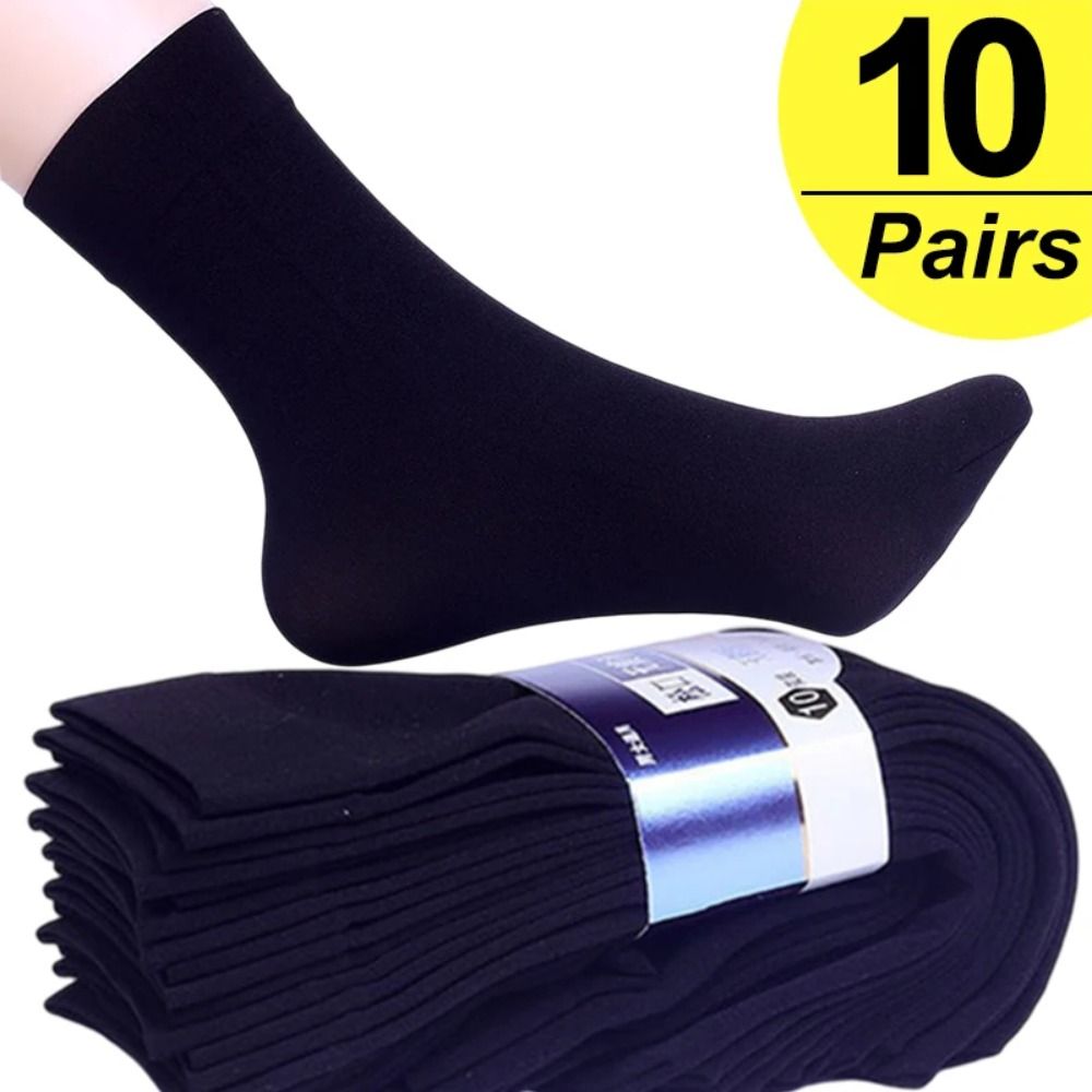 10 คู่แฟชั่น Breathable Men ถุ - Silk Sock Bamboo บทวิจารณ์และราคา