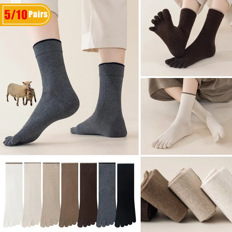 ถุงเท้าผู้ชายแบบห้านิ้ว 5/10 ค - Thermal Sock Winter บทวิจารณ์และราคา